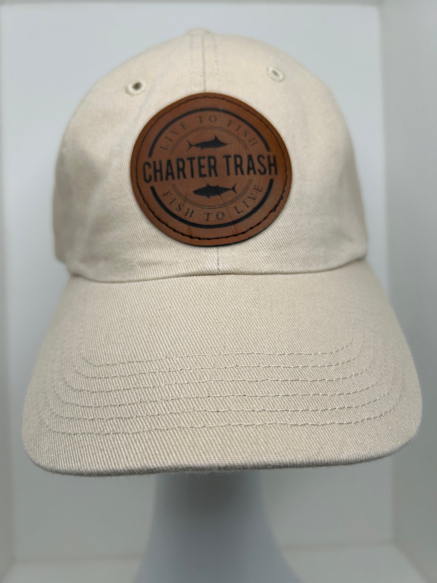 Richardson R55 "Dad Hat" with OG logo brown leather patch