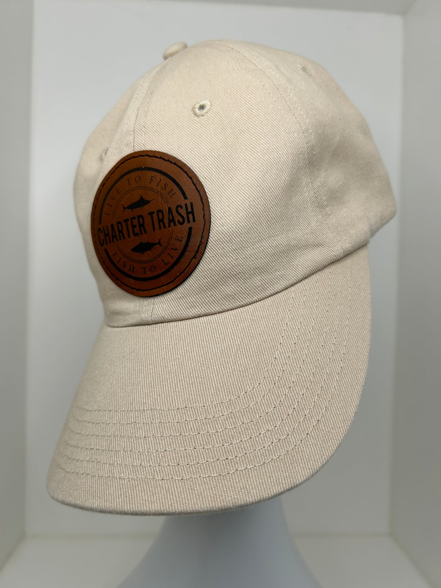 Richardson R55 "Dad Hat" with OG logo brown leather patch