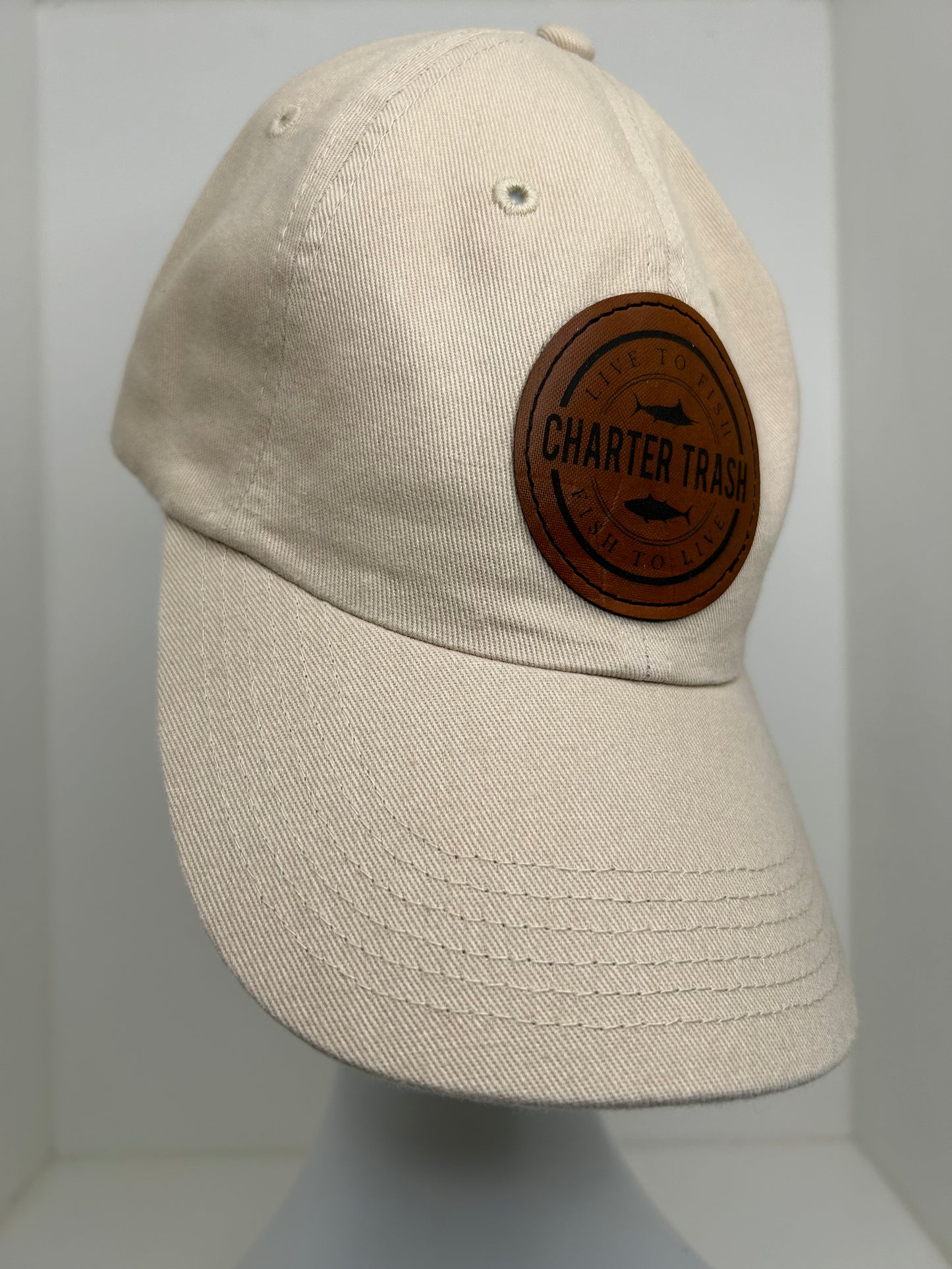 Richardson R55 "Dad Hat" with OG logo brown leather patch