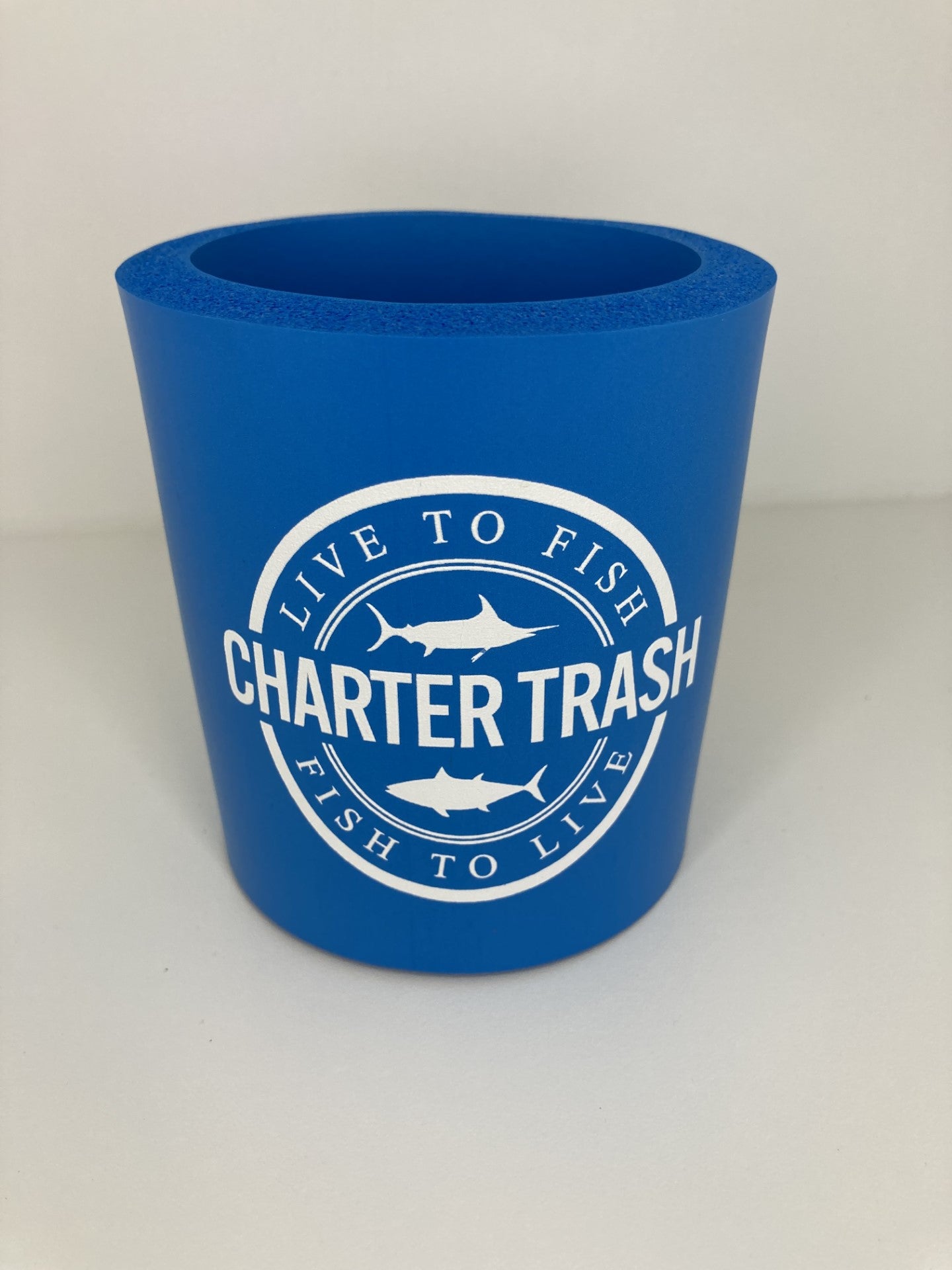 OG foam rubber coozie in Blue